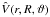 \hbox{$\hat{V}(r, R, \vartheta)$}