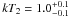 \hbox{$kT_2 = 1.0^{+0.1}_{-0.1}$}