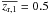 \hbox{$\overline{z_{\rm r,1}} = 0.5$}