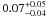 \hbox{$0.07_{-0.04}^{+0.05}$}