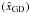 \hbox{$(\hat{x}_{\rm GD})$}