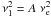 \hbox{$\nu_{1}^{2}= A\; \nu_{\rm e}^{2}$}
