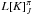 \hbox{$L[K]^{\pi}_{J}$}