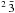 \hbox{$^2\,{\bar 3}$}