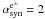 \hbox{$\alpha_{\rm syn}^{\rm e^\pm} = 2$}