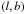 \hbox{$\left( l, b \right)$}