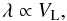 \begin{equation} \lambda \propto V_{\rm L},\label{eq_step3c} \end{equation}