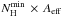 \hbox{$\nhmin\,\times\,\aeff$}