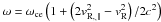 \hbox{$\omega=\omega_{\rm ce}\left(1+\left(2v_{\rm R,_,\|}^2-v_{\rm R}^2\right)/2c^2\right)$}