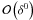 \hbox{$\mathcal{O} \left( \delta^0 \right)$}