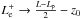 \hbox{$L_{\rm e}^+ \to \frac{L-\lp}{2} - z_0$}
