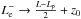 \hbox{$L_{\rm e}^- \to \frac{L-\lp}{2} + z_0$}