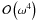 \hbox{$\mathcal{O} \left( \omega^4 \right)$}