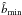 \hbox{$\hat{b}_{\rm min}$}