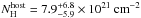 \hbox{$N_{\rm H}^{\rm host}=7.9^{+6.8}_{-5.9}\times 10^{21}~{\rm cm}^{-2}$}