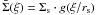 \hbox{$\bar{\Sigma}(\xi)=\Sigma_{\rm s}\cdot g(\xi/r_{\rm s})$}