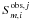 \hbox{$S^{{\rm obs},j}_{m,i}$}