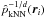 \hbox{$\hat{p} _{\rm kNN}^{-1/d}(\vec{r}_i)$}