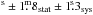 \hbox{$^\mathrm{s} \pm 1\fm 8_{\rm stat} \pm 1\fs 3_{\rm sys}$}