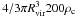 \hbox{$4/3 \pi R_{\rm vir} ^3 200 \rho_{\rm c}$}
