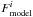 \hbox{$F_{\rm model}^{i}$}