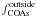 \hbox{$f^{\rm{outside}}_{\rm{COAs}}$}