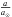 \hbox{$\frac{a}{a_{\odot}}$}