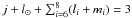 \hbox{$j + l_{\odot} + \sum_{i = 6}^{8} (l_i + m_i) = 3$}