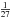 \hbox{$\frac{1}{27}$}