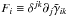 \hbox{$F_i\equiv\delta^{jk}\partial_j\tilde{\gamma}_{ik}$}