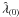 \hbox{$\hat{\lambda}_{(0)}$}