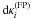 \hbox{${\rm d}\kappa_i^{\mathrm{(FP)}}$}