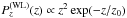\hbox{$P_z^{(\mathrm{WL})}(z) \propto z^2\exp(-z/z_0)$}
