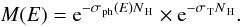 \begin{equation} \label{eq:abs} M(E)={\rm e}^{-\sigma_{\rm\,ph}(E)N_{\rm \,H}}\times {\rm e}^{-\sigma_{\rm \,T}N_{\rm \,H}}. \end{equation}