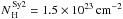 \hbox{$N_{\rm \,H}^{\rm \,Sy2}=1.5\times10^{23}\rm \,cm^{-2}$}