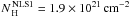 \hbox{$N_{\rm \,H}^{\rm \,NLS1}=1.9\times10^{21}\rm \,cm^{-2}$}