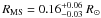 \hbox{$R_{\rm MS} = 0.16 ^{+0.06}_{-0.03}~R_\odot$}
