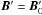 \hbox{$\vec{B}'=\vec{B}'_0$}