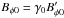 \hbox{$B_{\phi 0} = \gamma_0 B'_{\phi 0}$}