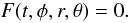 \appendix \setcounter{section}{1} \begin{equation} \label{general-photosphere} F(t, \phi, r, \theta) = 0. \end{equation}