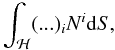 \appendix \setcounter{section}{2} \begin{equation} \int_{\cal H} (...)_i N^i {\rm d}S, \end{equation}
