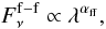 \begin{equation} F_\nu^{\rm f-f}\propto\lambda^{\alpha_{\rm ff}}, \end{equation}