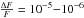 \hbox{$\frac{\Delta F}{F}=10^{-5}{-}10^{-6}$}