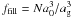\hbox{$f_\mathrm{fill} = N a_0^3/a_{\rm g}^3$}