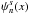 \hbox{$\psi^s_n(x)$}