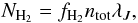 \appendix \setcounter{section}{1} \begin{equation} N_{\rm H_{2}} = f_{\rm H_{2}}n_{\rm tot} \lambda_{J} , \label{rate5} \end{equation}