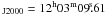 \hbox{$_{{\rm J2000}} = 12^{\rm h}03^{\rm m}09\fs61$}