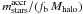 \hbox{$m_{\rm stars}^{\rm accr}/(f_{\rm b}\,M_{\rm halo})$}