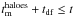 \hbox{$t_{\rm m}^{\rm haloes}+t_{\rm df}\le t$}