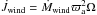 \hbox{$\dot J_{\rm wind}=\dot M_{\rm wind}\varpi_{\rm a}^2\Omega$}